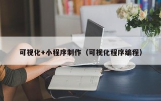 晋江可视化+小程序制作（可视化程序编程）
